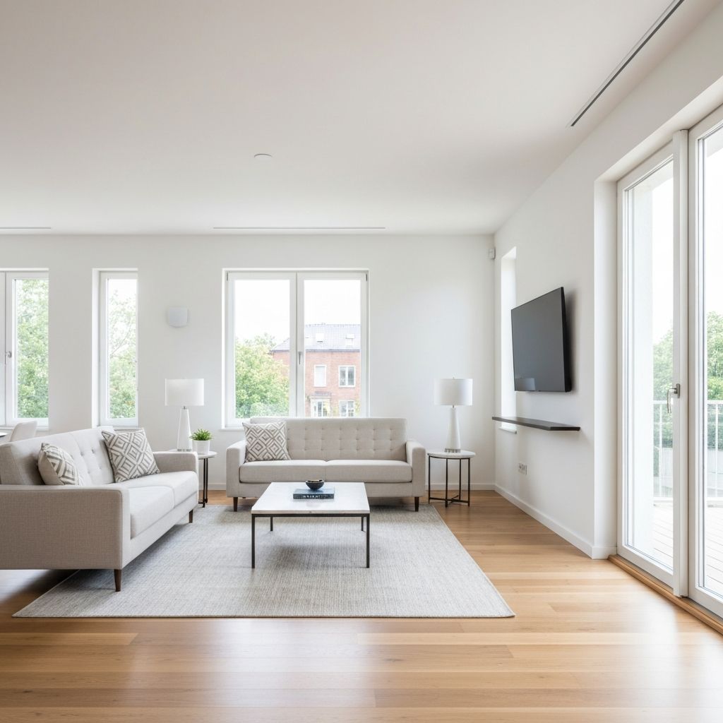 Bright, well-maintained rental interior
